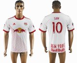 2017-2018 New York Red Bulls #10 SAM white thailand version soccer jersey