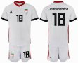 2018 World Cup Iran #18 JRHANBAKHSH white soccer jersey home