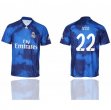 2019-2020 Real Madrid #22 ISCO thailand version souvenir edition blue soccer jersey