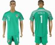 2018 World Cup Croatia team #1 VARGIC green goalkeeper soccer jersey