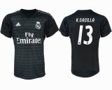 2018-2019 Real Madrid #13 K.CASILLA thailand version black goalkeepe soccer jersey