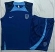 2023-2024 England team blue soccer vest uniforms D893