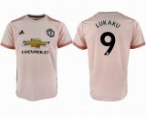 2018-2019 Manchester United Club #9 LUKAKU thailand version pink soccer jersey