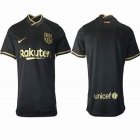 2020-2021 Barcelona club thailand version black soccer jerseys away