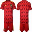 2022 World Cup Spain team red soccer jerseys home