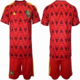 2022 World Cup Spain team red soccer jerseys home