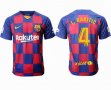 2019-2020 Barcelona thailand version #4 I.RAKITIC red blue soccer uniforms home