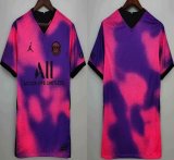 2021-2022 Paris Saint-Germain club Thailand version purple pink soccer jersey away