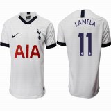 2019-2020 Tottenham Hotspur #11 LAMELA thailand version white soccer jersey home