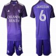 2021-2022 Orlando City club #6 JANSSON purple soccer jerseys home