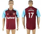 2017-2018 West ham Thailand version #17 OBRIEN red soccer jersey home