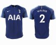 2018-2019 Tottenham Hotspur #2 WALKER thailand version blue soccer jersey away