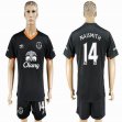 2016-2017 Everton FC club NAISMITH #14 black soccer jersey away