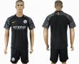 2017-2018 Manchester city black goalkeeper soccer jersey