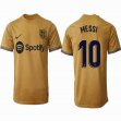 2022-2023 Barcelona club thailand version #10 MESSI yellow soccer jerseys away