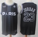 Paris Saint-Germain club #23 Jordan black nba jersey-LC