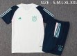 2023-2024 Ajax white blue soccer vest uniforms D884