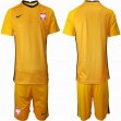 2021 Poland yellow goalkeeper soccer jerseys