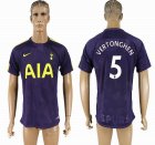 2017-2018 Tottenham Hotspur Thailand version #5 VERTONGHEN blue soccer jersey away