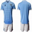 2019-2020 Lazio club skyblue white soccer jerseys home