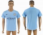 2017-2018 Manchester City thailand version skyblue soccer jersey home