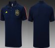 2023-2024 Spain team blue polo soccer shirts C986