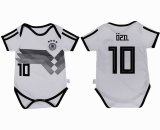 2018 World cup Germany #10 OZIL white soccer baby clothes home