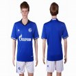 2016-2017 Schalke 04 club blue soccer jersey home