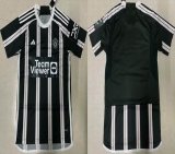 2023-2024 Manchester United club thailand version black white soccer jersey away