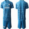 2020-2021 Leicester City blue goalkeeper soccer jerseys