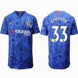 2019-2020 Chelsea FC thailand version #33 EMERSON blue soccer jersey home