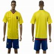 2015-2016 Ecuador national yellow soccer jersey home