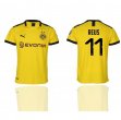 2019-2020 Dortmund club #11 REUS thailand version yellow soccer jersey home