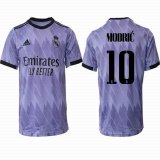 2022-2023 Real Madrid club thailand version #10 MODRIC light purple soccer jersey away