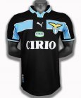 Lazio club thailand version black throwback soccer jersey