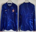 2024-2025 Chelsea club thailand version blue long sleeves soccer jerseys home