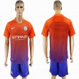 2016-2017 Manchester city club orange soccer jersey away