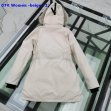 Women Canada Goose Down Chilliwack Bomber Hooded Warm Coat Fur Windbreaker parka 07-beige 02