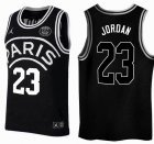 Paris Saint-Germain #23 Jordan black nba jerseys