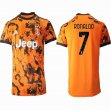 2020-2021 Juventus club thailand version #7 RONALDO orange blue soccer jerseys