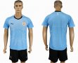2018 World Cup Uruguay team skyblue soccer jersey home
