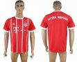 2017-2018 Bayern Munich Thailand version red soccer uniforms home