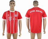 2017-2018 Bayern Munich Thailand version red soccer uniforms home