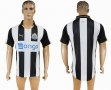 2016-2017 Newcastle United thailand version white black soccer jersey home