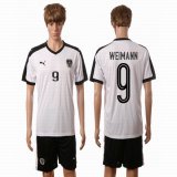 2016 Austria Team WEIMANN #9 white soccer jersey away