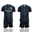 2018-2019 Manchester city dark blue soccer jersey away