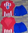 2023-2024 Atletico Madrid red blue long sleeves soccer jerseys home