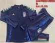 2024-2025 Italy team blue Soccer uniforms with Long Trousers B817