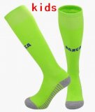 2024 Barcelona club green kid soccer socks second away