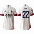 2020-2021 Real Madrid Thailand version #22 ISCO white soccer uniforms home